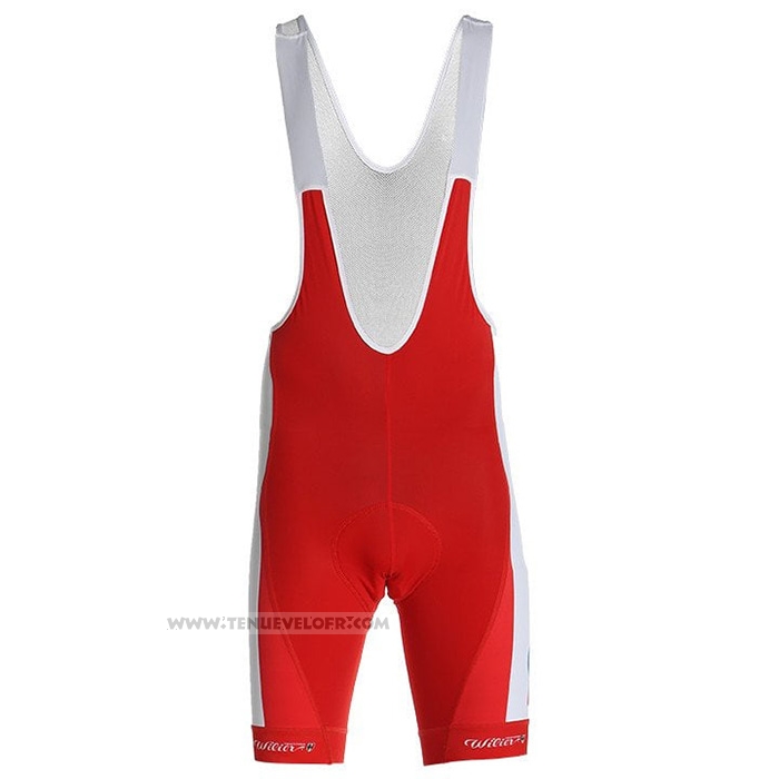 2021 Maillot Cyclisme Direct Energie Blanc Rouge Jaune Bleu Manches Courtes et Cuissard